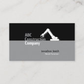 Construction Building Crane Business Card Visitekaartje (Voorkant)