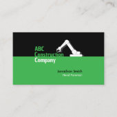 Construction Building Crane Business Card Visitekaartje (Voorkant)