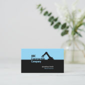 Construction Building Crane Business Card Visitekaartje (Staand voorkant)