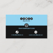 Construction Building Crane Business Card Visitekaartje (Achterkant)