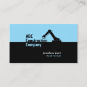 Construction Building Crane Business Card Visitekaartje (Voorkant)