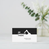 Construction Building Crane Business Card Visitekaartje (Staand voorkant)