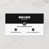 Construction Building Crane Business Card Visitekaartje (Achterkant)