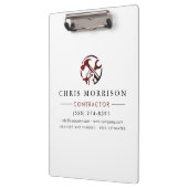 Construction Business Marketing Logo Klembord (Links)