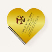 Construction Business Marketing Logo Notitieboek (Voorkant)