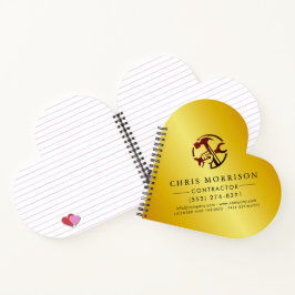 Construction Business Marketing Logo Notitieboek