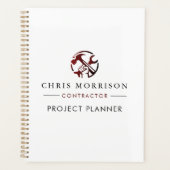 Construction Business Marketing Logo Planner (Voorkant)