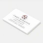 Construction Business Marketing Logo Post-it® Notes (Schuin)