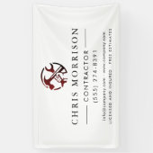 Construction Business Marketing Logo Spandoek (Verticaal)