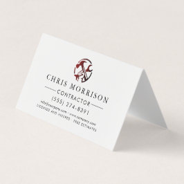 Construction Business Marketing Logo Visitekaartje