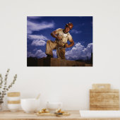 Construction Carpenter, 1942 Poster (Keuken)