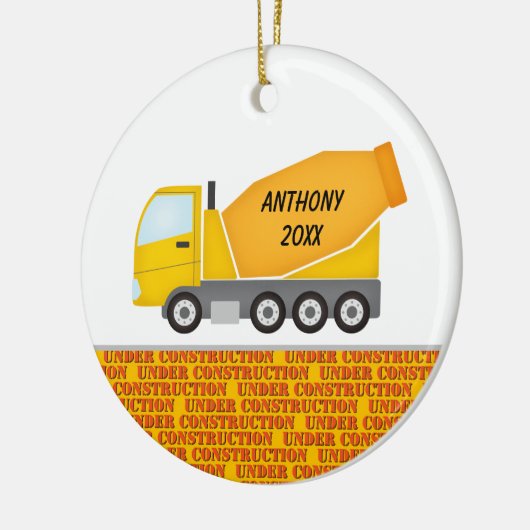Construction Cement Mixer, speciaal Ornament (Links)