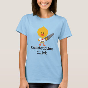 Construction Chick Ringer T-shirt
