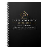 Construction Company Black Gold Notitieboek (Voorkant)