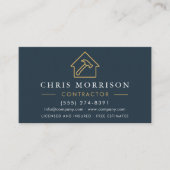 Construction Company QR Code Visitekaartje (Voorkant)