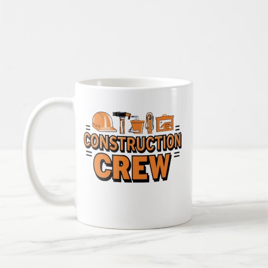 Construction Crew Koffiemok (Links)