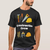 Construction Crew Tools Graphic T-shirt (Voorkant)