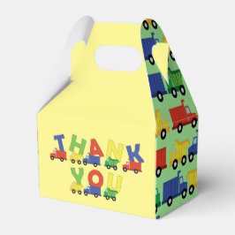 Construction Cute Trucks Boy Baby shower Bedankdoosjes