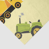 Construction Dump Truck Party Boy Birthday  Tissue Tissuepapier (Detail)