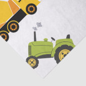 Construction Dump Truck Party Boy Birthday  Tissuepapier (Detail)