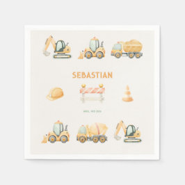 Construction Dump Truck Party Boys Birthday Servet