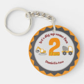 Construction Dump Truck Sleutelhanger (Voorkant)