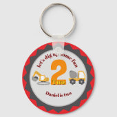 Construction Dump Truck Sleutelhanger (Voorkant)