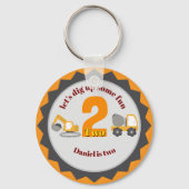 Construction Dump Truck Sleutelhanger (Voorkant)