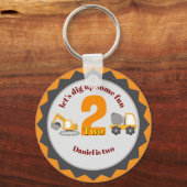 Construction Dump Truck Sleutelhanger (Voorkant)