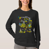 Construction Excavator Easter Day Egg Hunt for Boy T-shirt (Voorkant)