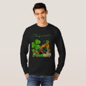 Construction Excavator St Patricks Day Boys Girls  T-shirt (Voorkant volledig)