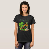 Construction Excavator St Patricks Day Boys Girls  T-shirt (Voorkant volledig)