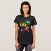 Construction Excavator Taco Mexican Crane Cinco De T-shirt (Voorkant volledig)
