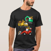 Construction Excavator Taco Mexican Crane Cinco De T-shirt (Voorkant)