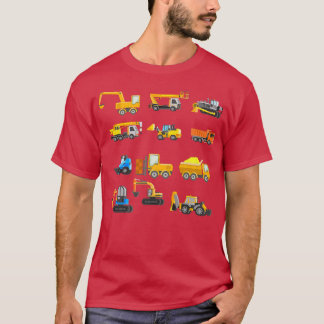 Construction Excavator Trucks lover tee  T-shirt
