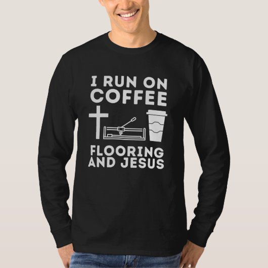 Construction Floor Installer Flooring Contractor T-shirt (Voorkant)