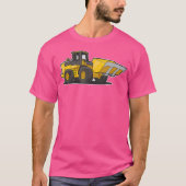 Construction Front Loader Tractor For Adults And T-shirt (Voorkant)