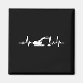 Construction Heart Valentines Day Construcion Site Magneet (Voorkant)