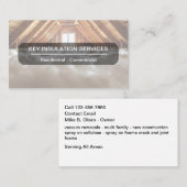 Construction Insulation Business Cards Modern  Visitekaartje (Voorkant / Achterkant)