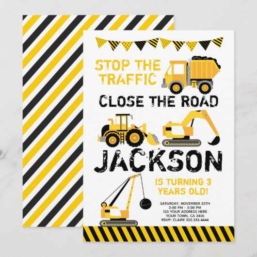 Construction Kaart (Voorkant / Achterkant)