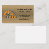 Construction Logo | Builder Architect  Visitekaartje (Voorkant / Achterkant)