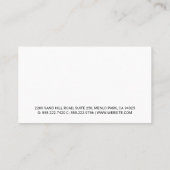 Construction Logo | Builders | Engineering Visitekaartje (Achterkant)