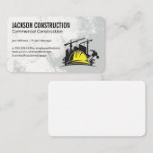 Construction Logo | Commercial Properties Visitekaartje (Voorkant / Achterkant)