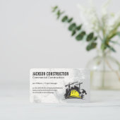 Construction Logo | Commercial Properties Visitekaartje (Staand voorkant)