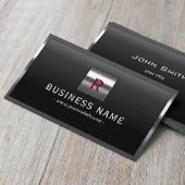 Construction Metal Framed Monogram Professional Visitekaartje