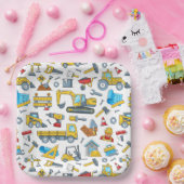 Construction Papieren Bordje (Feest)