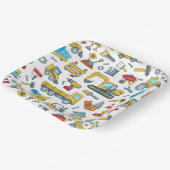 Construction Papieren Bordje (Gebogen)