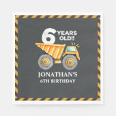 Construction Party for 6th Birthday Boy Servet (Voorkant)