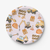 Construction Plates Papieren Bordje (Voorkant)