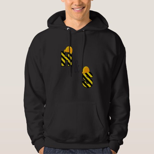 Construction Protection Health and Safety H & S Hoodie (Voorkant)